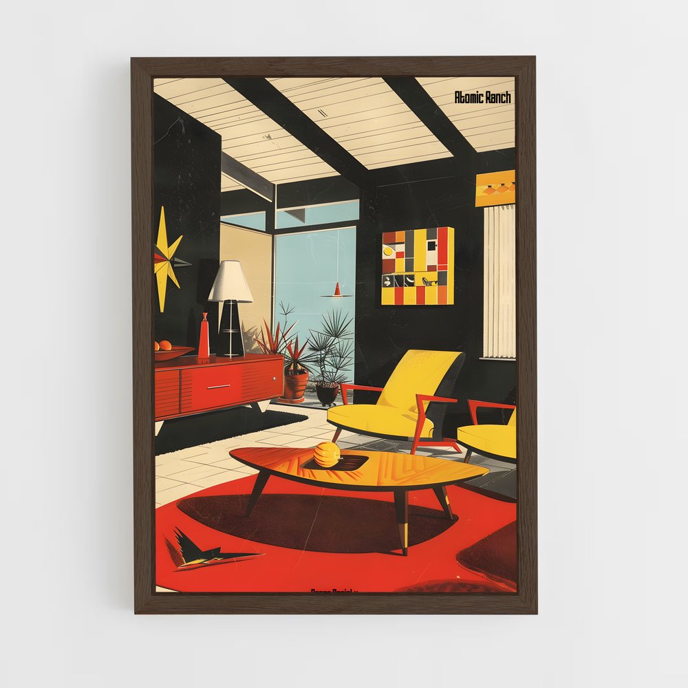 Poster Rêve Atomic – affiche Espace rétro (vue 5)